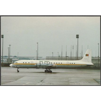 Air Mali Ilyushin IL-18 TZ-ADF - APC Publications Postcard
