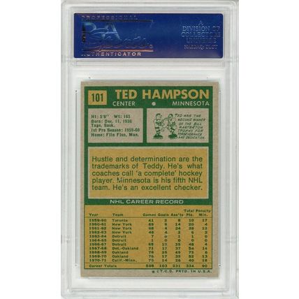 1971 Topps Ted Hampson #101 PSA 9 P1377