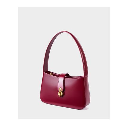 Genuine Leather Women Tote Top Handle Purse Shoulder Satchel Bags Red