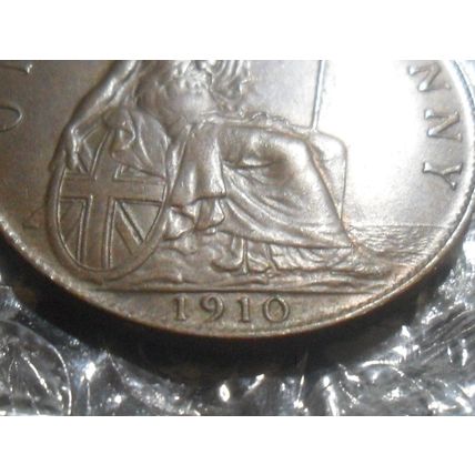 1910 Edward VII penny.