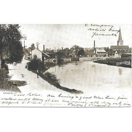 ABINGDON - Oxfordshire - 1902 Undivided Back Postcard