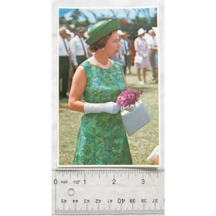 old postcard The Queen in Queensland, April 1970