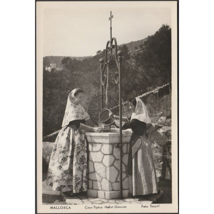 Casa Tipica Mulet, Génova, Mallorca, c.1950 - Foto Truyol Tarjeta Postal