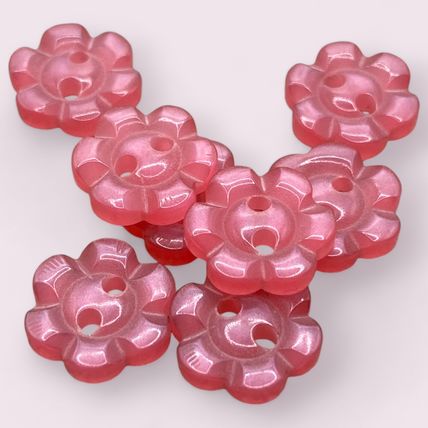 11.5mm Baby Flower Buttons Resin Knitting Cardigans 2 Hole Sewing