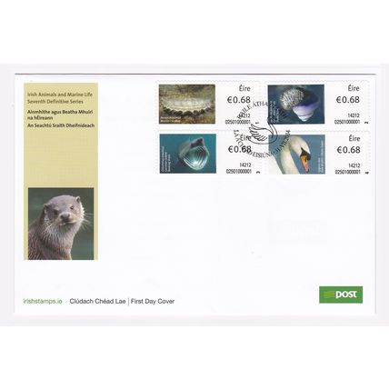 Ireland (Irish, Eire) First Day Cover 2014 Animal & Marine Life SOAR pair