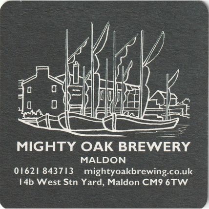 BEER MAT - MIGHTY OAK BREWERY - VARIOUS BEERS - Cat No 026) - (2021)