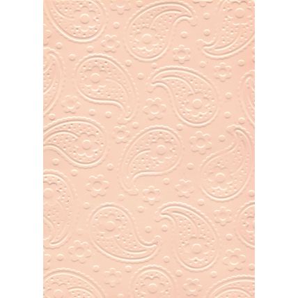 5"x7" Embossed Card. 10 Sheets. Paisley (35). Cardmaking Scrapbooking Crafts