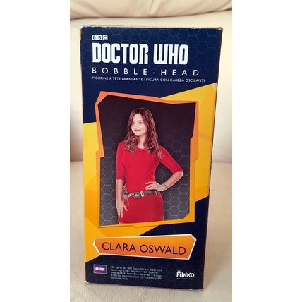 DOCTOR WHO : CLARA OSWALD : 6" WACKY WOBBLER BOBBLE-HEAD : VINYL FIGURE