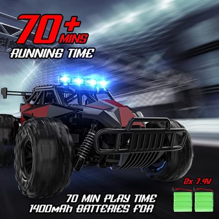 BLUEJAY Remote Control Car, 2.4Ghz High Speed 33KM/H RC Cars Toys, 1:12 Monster