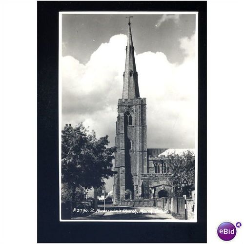 Cambridgeshire MARCH Church Postcard by Sweetman (P.2790)