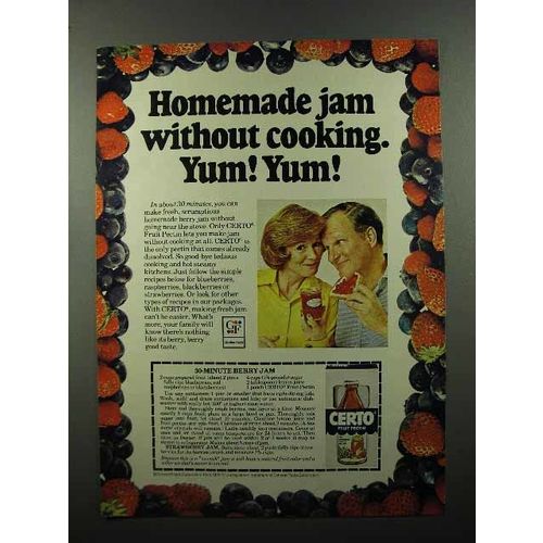 1979 Certo Pectin Ad - Homemade Jam Without Cooking!