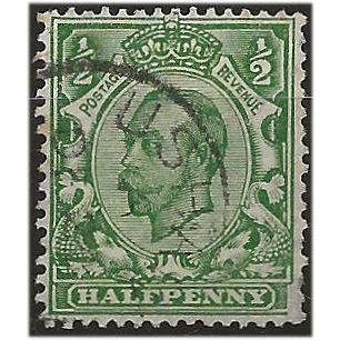 1912 SG346 1/2d Green Wmk Royal Cypher Multiple Fine Used.. .