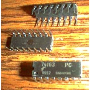 Lot of 25: Fairchild 74163PC :: FREE Shipping