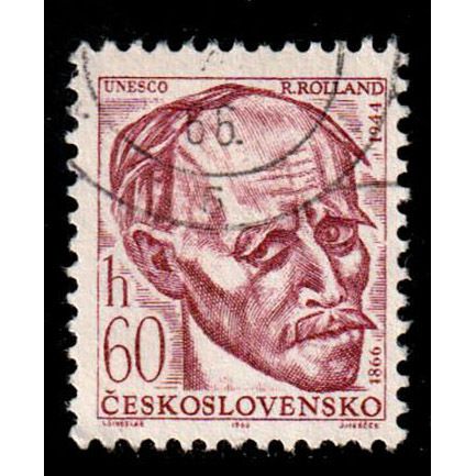Czechoslovakia 1966 Cultural Anniversary Rolland 60h Used Stamp