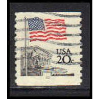 Used 1895a 20c U.S. Flag Very Fine CNS 10 PA5464