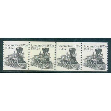 1897A 2c Locomotive Fine MNH Dry Gum PNC 4/4 W0464