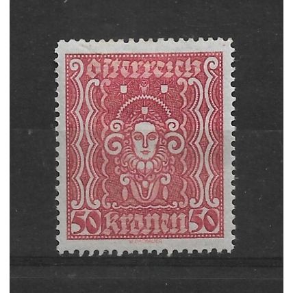 Austria.SG501 50k Red.Mounted Mint.Aug22