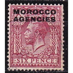 ENGLAND GREAT BRITAIN [Marokko] MiNr 0037 ( O/used )
