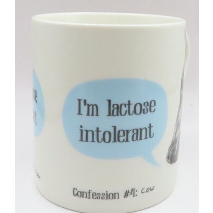 I'm lactose intolerant Mug Confessions of a Cow 9.5 CM Gift Drink Fine China