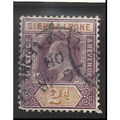 Sierra Leone Stamp Scott #67, Used