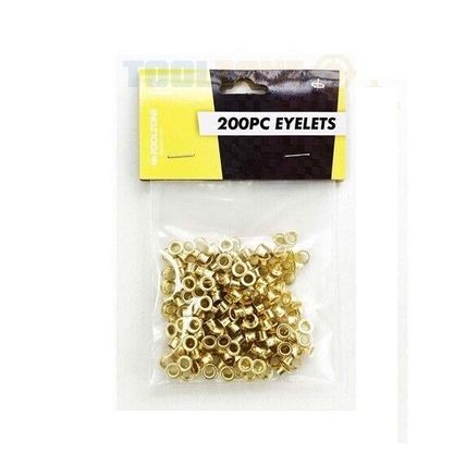 Eyelets Brass 200PC Set 8mm / 4mm Grommet Leather Craft Tool Repair DIY
