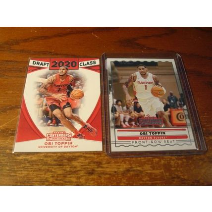 2020-2021, Panini, 6-Rc Cards, w/Color, Variations, OBI TOPPIN, Knicks