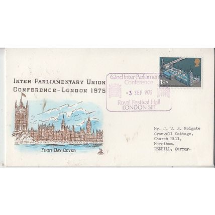 GB 1975 Inner Paliamentary Union Conference FDC