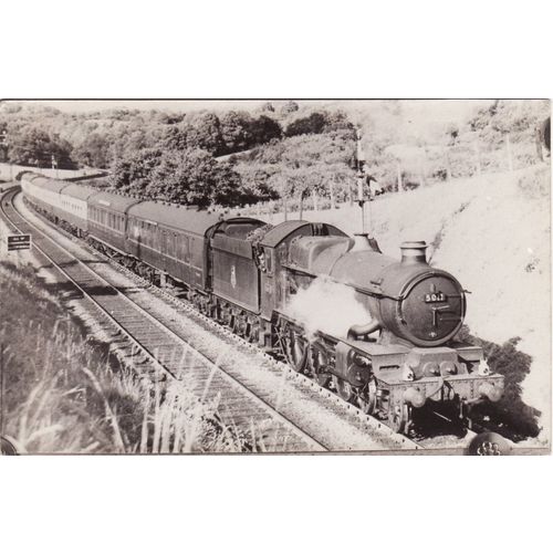 Railway Photo GWR 5011 Tintagel Castle Great Western 4-6-0 Loco
