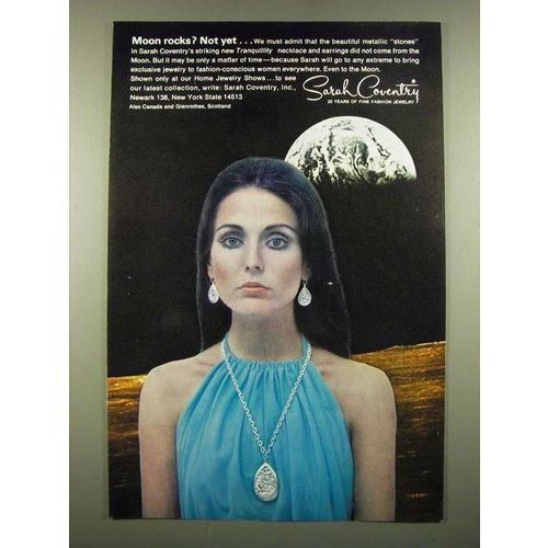 1969 Sarah Coventry Tranquility Necklace and Earrings Ad