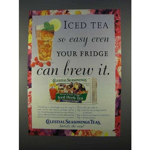 1996 Celestial Seasonings Tea Ad - So Easy