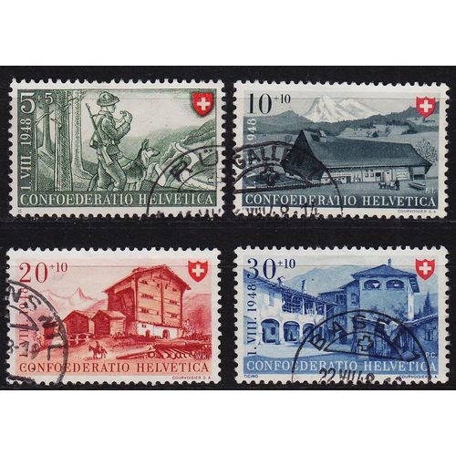 SCHWEIZ SWITZERLAND [1948] MiNr 0508-11 ( O/used ) [03] Pro Patria