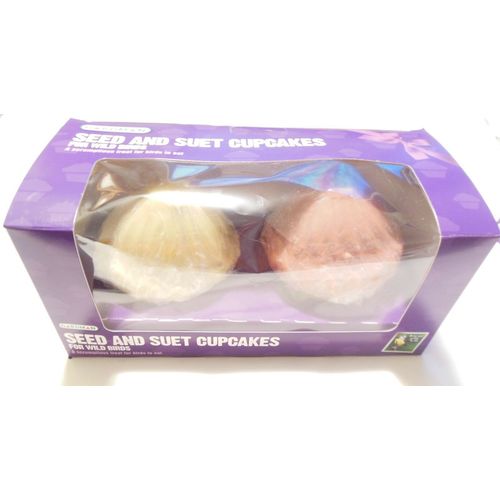 Garden Bird Food Wild Bird Seed and Suet Cupcakes by Gardman