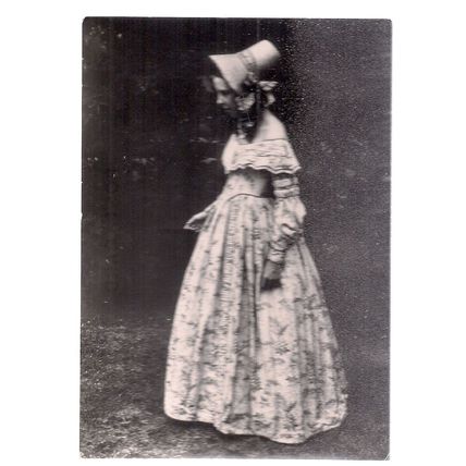 19th C. dress BLAISE CASTLE MUSEUM, HENBURY, BRISTOL unused postcard RP =
