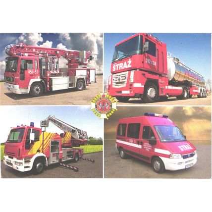 firetruck; VOLVO FL 220, E-ONE USA, IVECO - Magrius z 2006r and Fiat Dukato