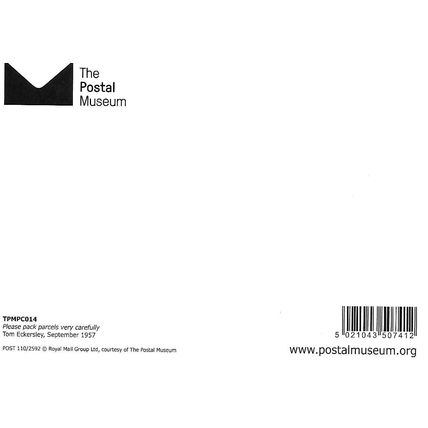 TPMPC014: Please pack parcels very carefully: Tom Eckersley, September 1957