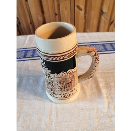 Vintage, Austrian, Stoneware, Steins, Original King, "INNSBRUCK, EUROPA BRUCKE"