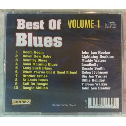 THE BEST OF BLUES Volume 1 by VARIOUS ARTISTS (CD, Legacy - Canada) "BRAND NEW"