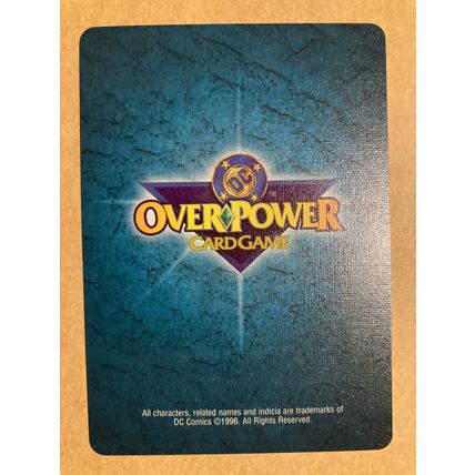 DC OverPower CCG: Special AR Supergirl Psychokinetic Bolt (A) 1996 Fleer Skybox