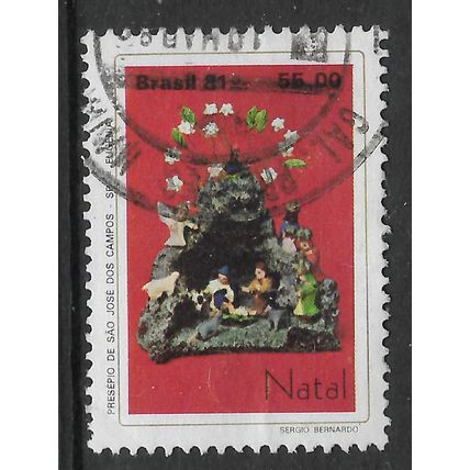 BRAZIL 1981 CHRISTMAS 55CR SAO JOSE DOS CAMPOS SG 1927 FINE USED