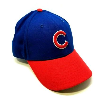 New Era MLB CHICAGO CUBS Baseball Hat Cap Adjustable Red & Blue (T11)