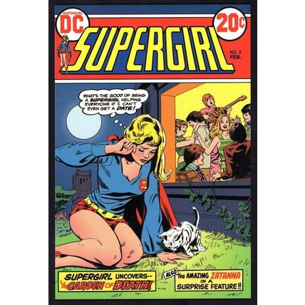 Supergirl in The Garden Of Death DC Comic Book No 2 Postcard