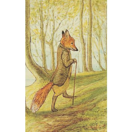 The Tale Of Mr Tod In Woods 1912 Beatrix Potter Postcard