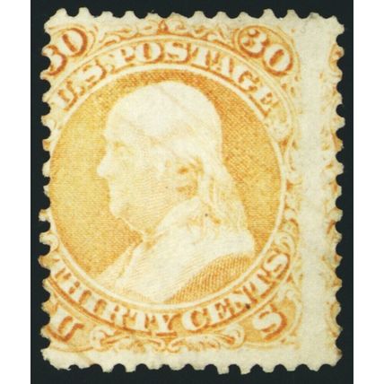 100, Used 30¢ Very Scarce Sound Stamp Cat $950.00 - Stuart Katz