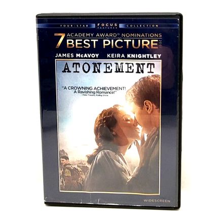 Atonement (DVD, 2008, Widescreen) (L40)