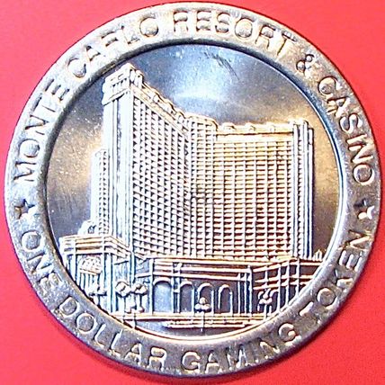 Monte Carlo. $1 Casino Token. Las Vegas, NV. J77.