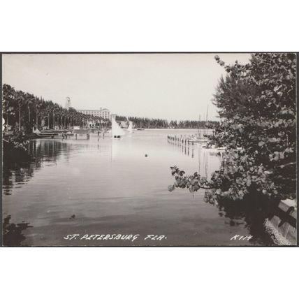 St Petersburg, Florida, c.1930s - EKC RPPC