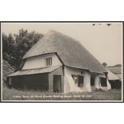 Quaker Meeting House, Come-to-Good, Cornwall, c.1950s - Sweetman RP Postcard