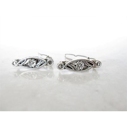 Set of 2 extra tiny small silver metal barrette hair clip for fine thin hair