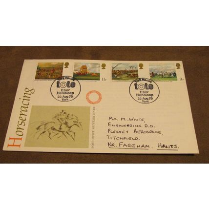 1979 GB Event Cover -Tote York Horse Races, Ebor Handicap - F24