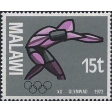 Malawi QEII 1972 Olympic Games 15t Unmounted Mint MNH SG 420 Sc 192 Stamp Boxing